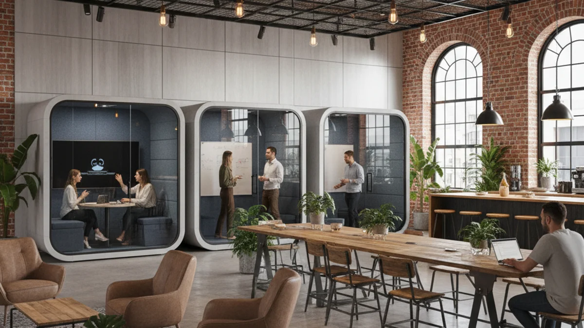 Кабіни для переговорів у коворкінгах: конструктивні вимоги та рішення