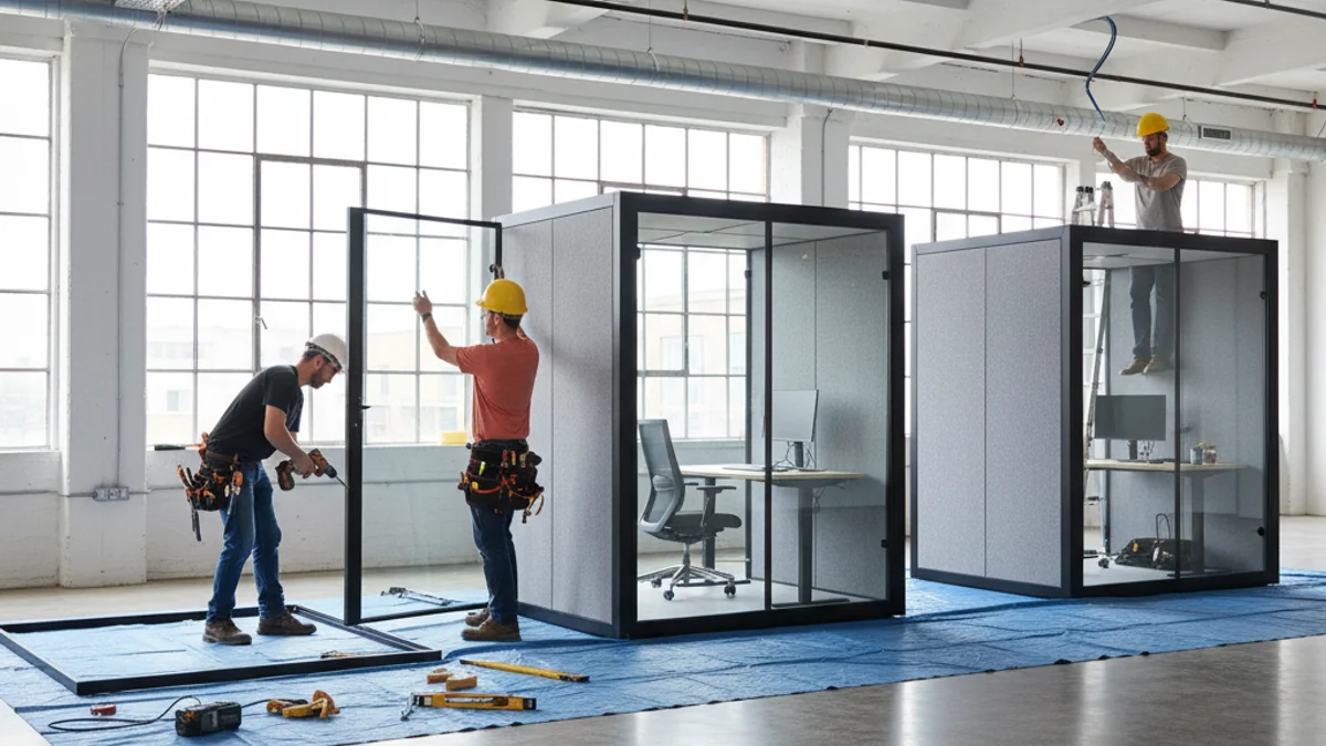 Монтаж офісної кабіни: покрокова інструкція та вимоги до приміщення